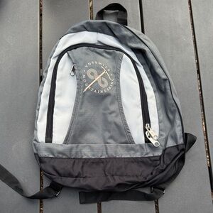 Gray and Black Backpack